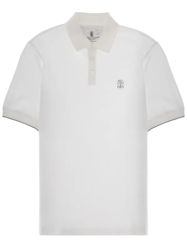 POLO WITH LOGO made by Brunello Cucinelli