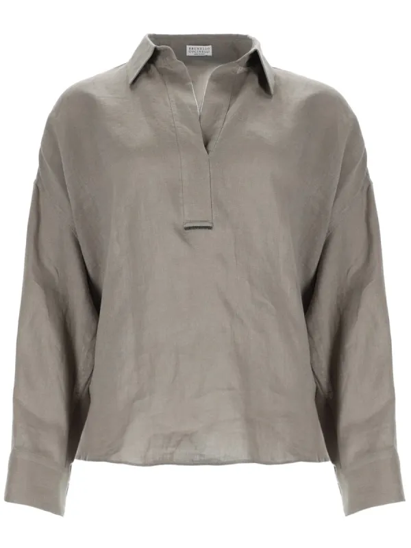 LINEN SHIRT made by Brunello Cucinelli