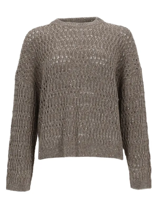LINEN KNITWEAR made by Brunello Cucinelli