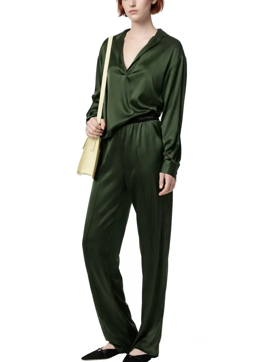 SILK PAJAMA PANTS sold by Lord & Taylor product image thumbnail 2