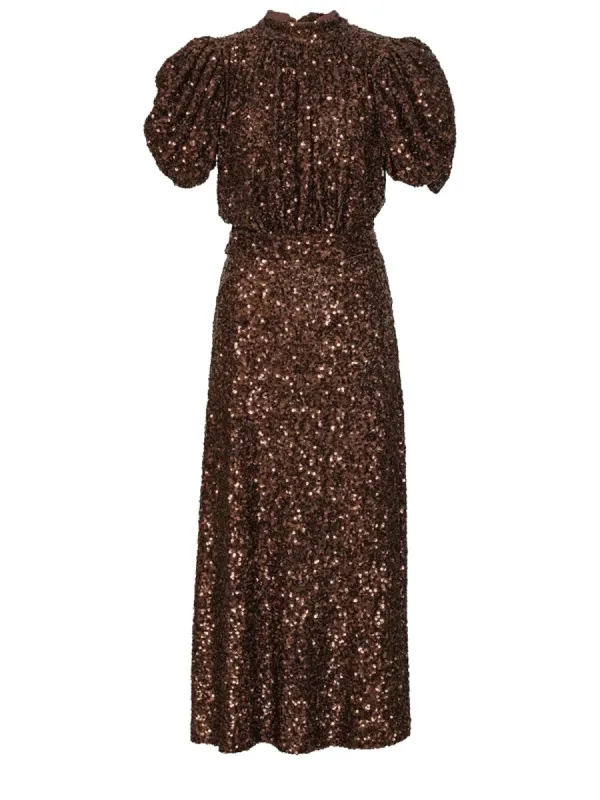 MIDI DRESS WITH SEQUINS made by ROTATE Birger Christensen
