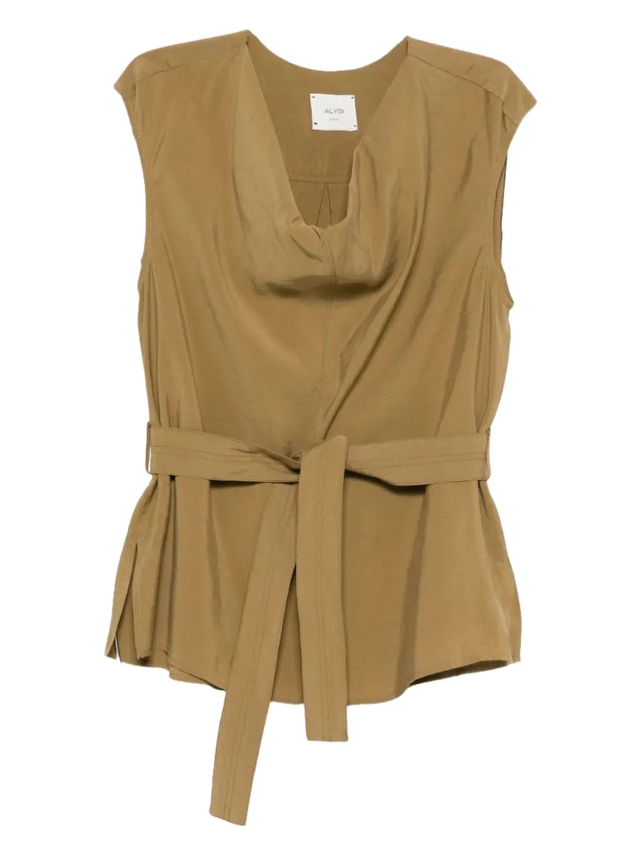 BLOUSE WITH BELT sold by Lord & Taylor