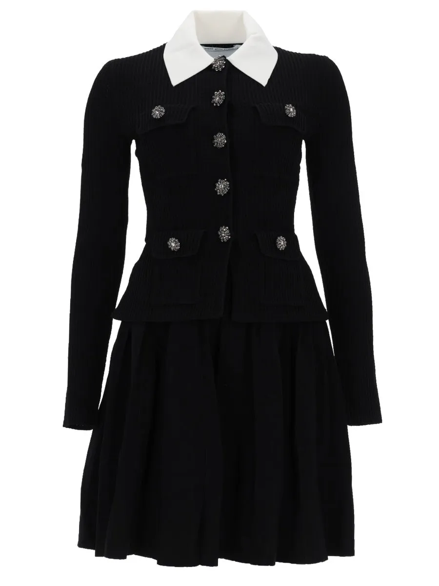 MINI DRESS WITH CONTRASTING COLLAR sold by Lord & Taylor