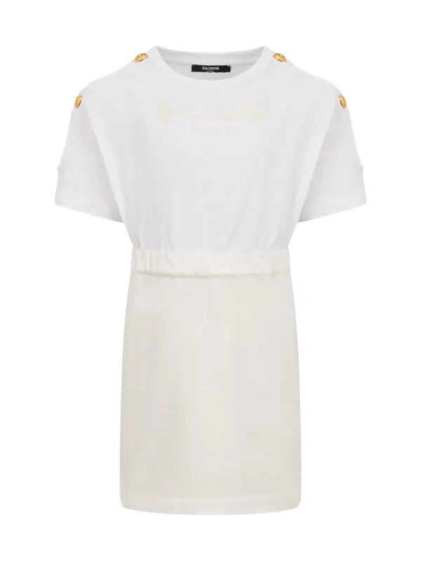 DRESS WITH LOGO made by Balmain