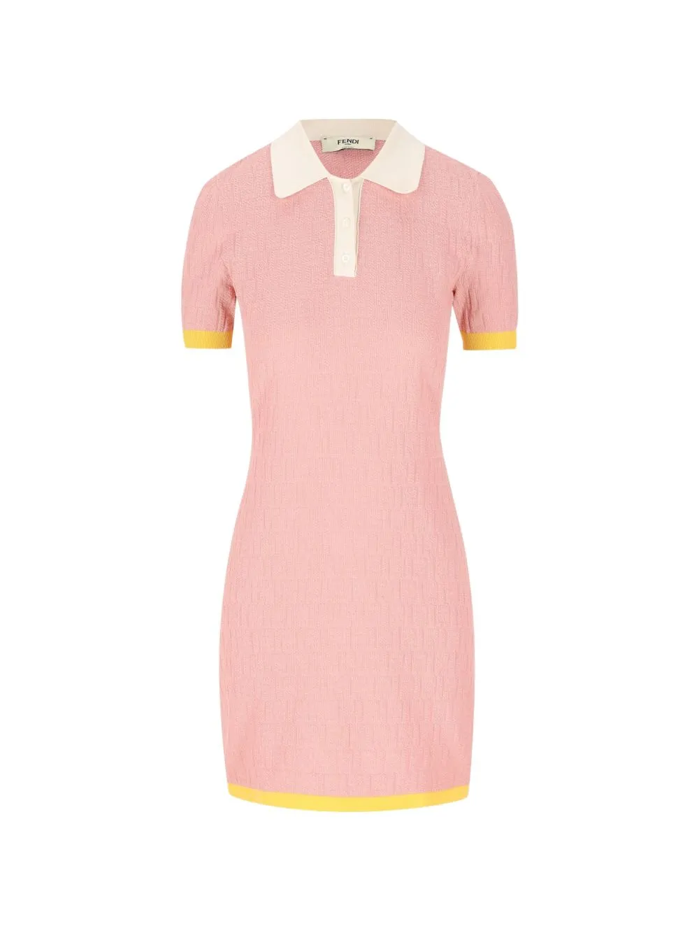 FENDI FF JACQUARD COTTON-SILK MINI DRESS sold by Lord & Taylor