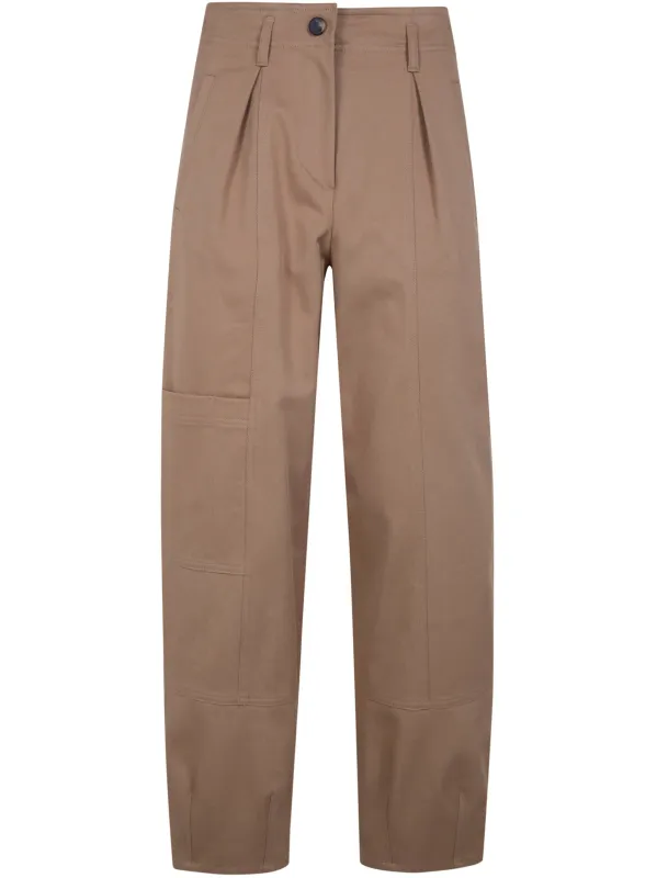 "BAUTTA" COTTON BULL BARREL LEG TROUSERS made by MaxMara