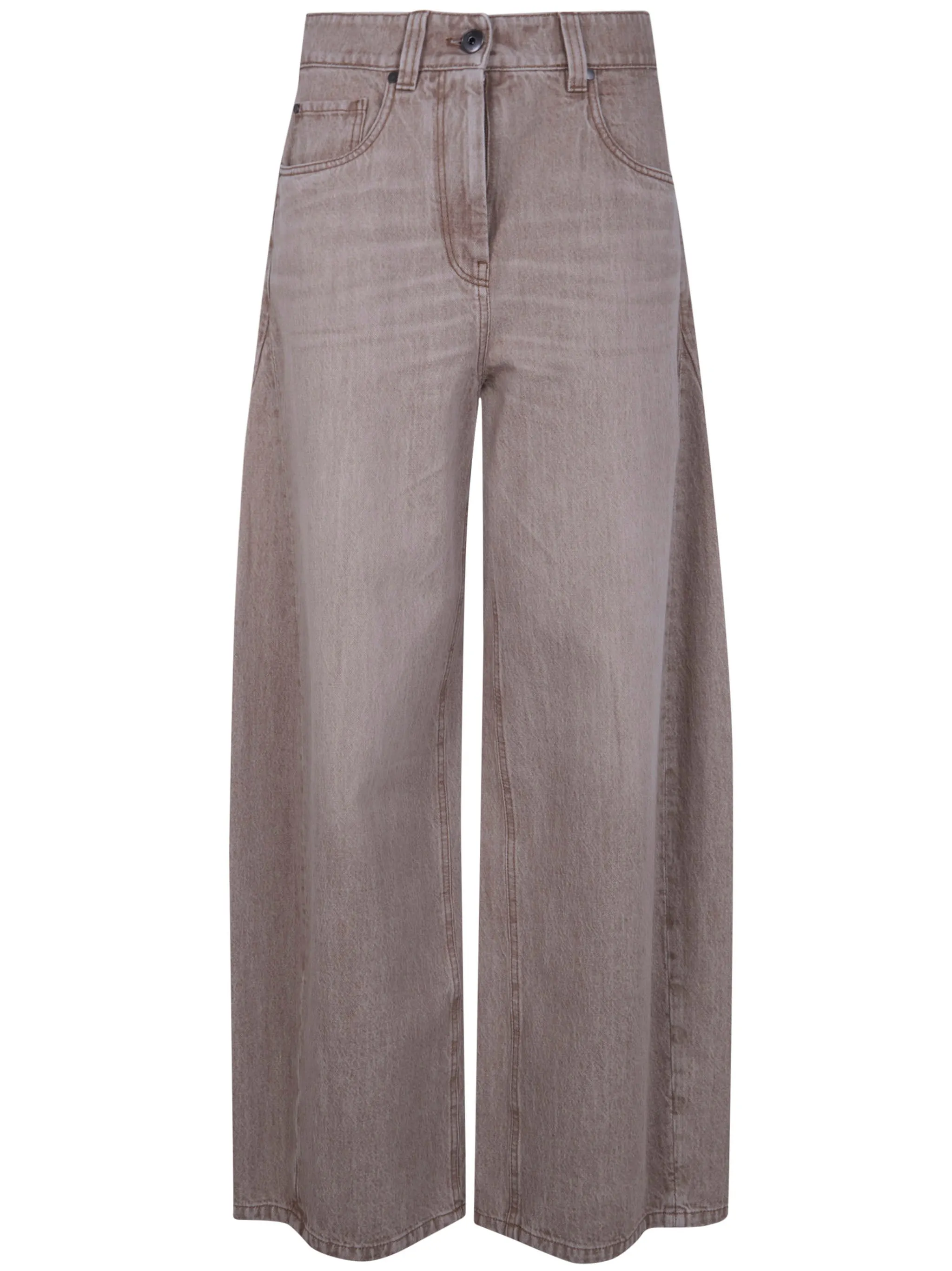 WIDE LEG DENIM PANTS sold by Lord & Taylor product image thumbnail 5
