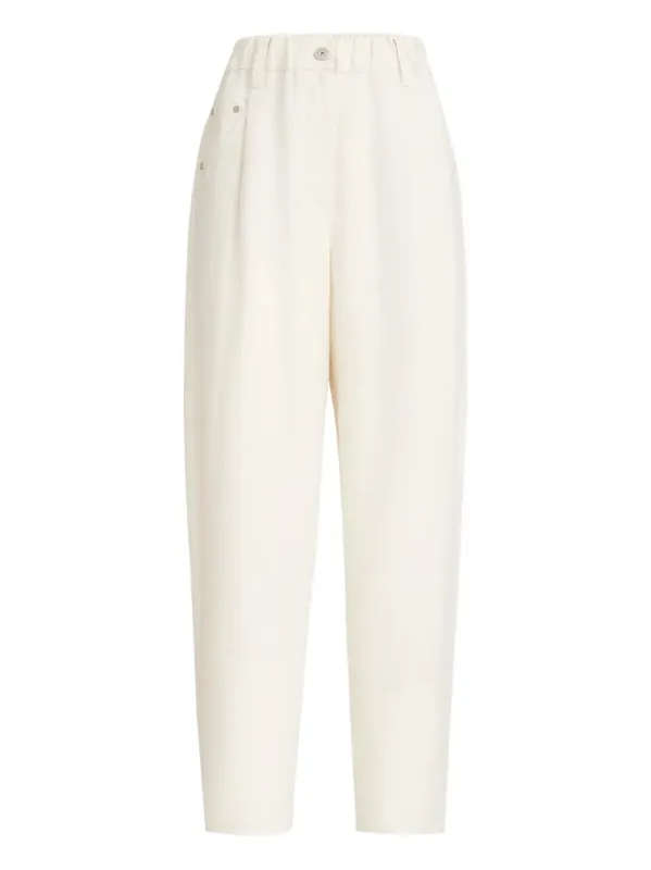 STRAIGHT NATURAL TROUSERS sold by Lord & Taylor