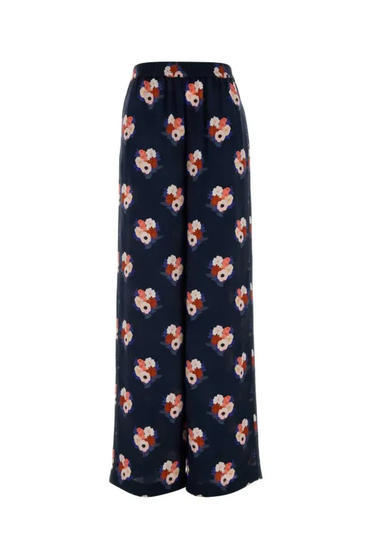 PRINTED SILK WIDE-LEG PANT made by Fendi