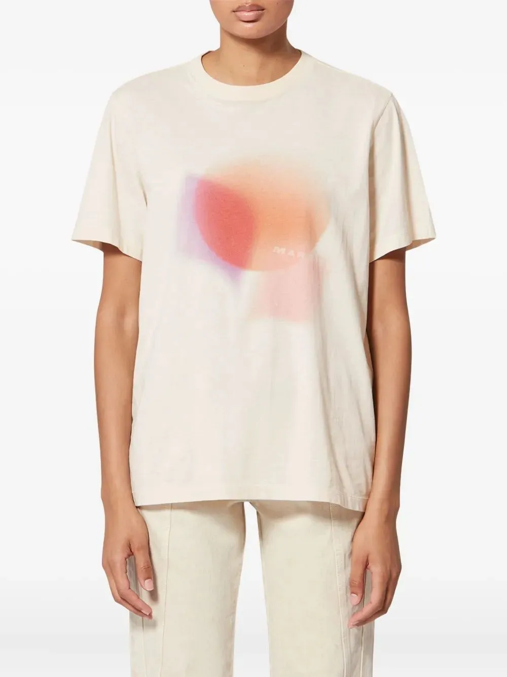 CREAM ZEWEL SS T-SHIRT MULTICOLOR LOGO sold by Lord & Taylor product image thumbnail 3