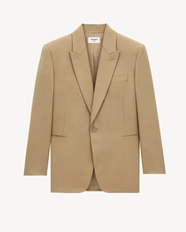 Wool gabardine jacket made by Yves Saint Laurent
