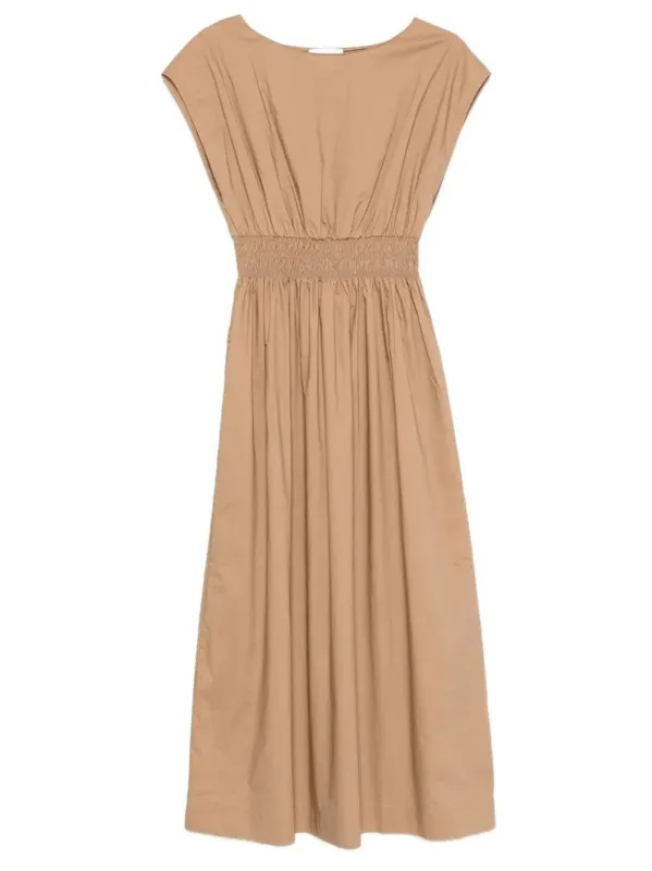 ELASTICATED WAIST COTTON MIDI DRESS sold by Lord & Taylor