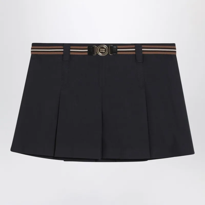 PLEATED BLUE MINISKIRT sold by Lord & Taylor