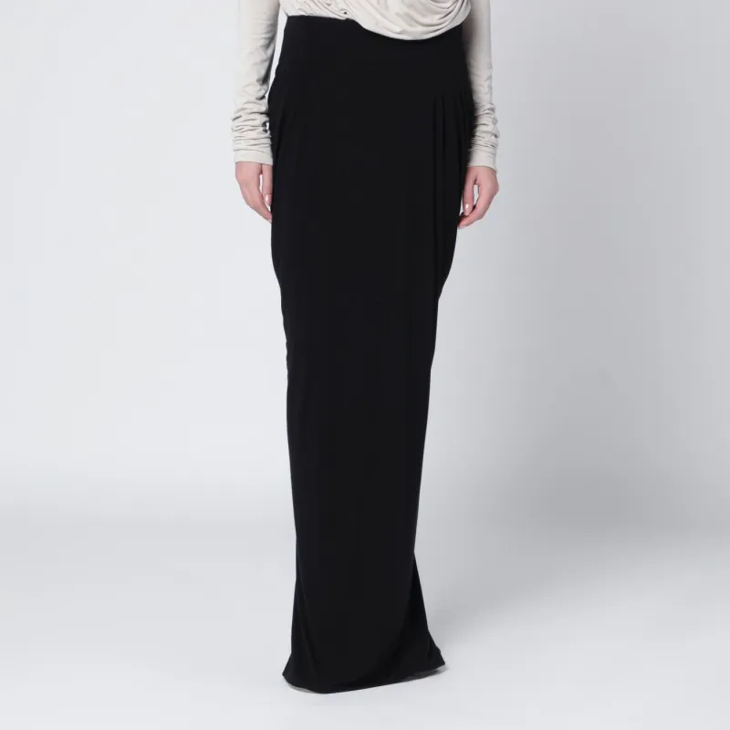 LONG BLACK DRAPED SKIRT sold by Lord & Taylor