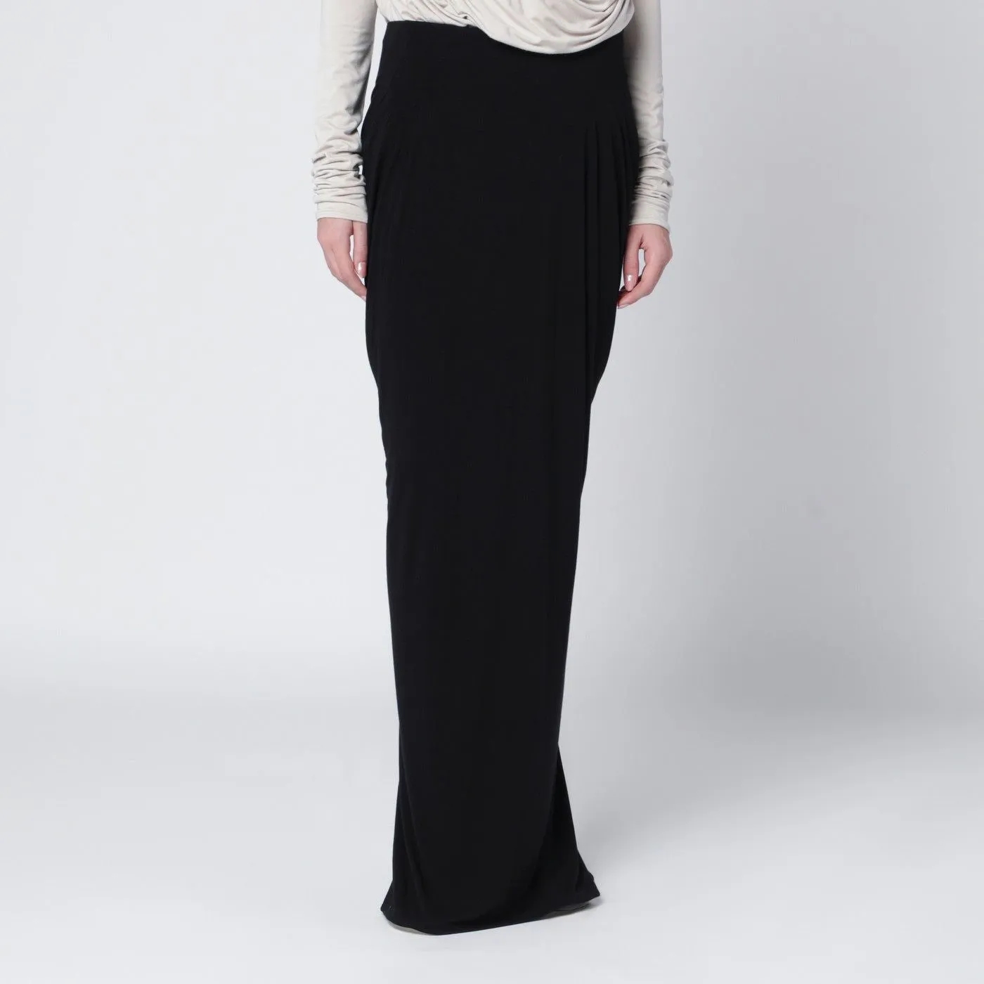 LONG BLACK DRAPED SKIRT sold by Lord & Taylor