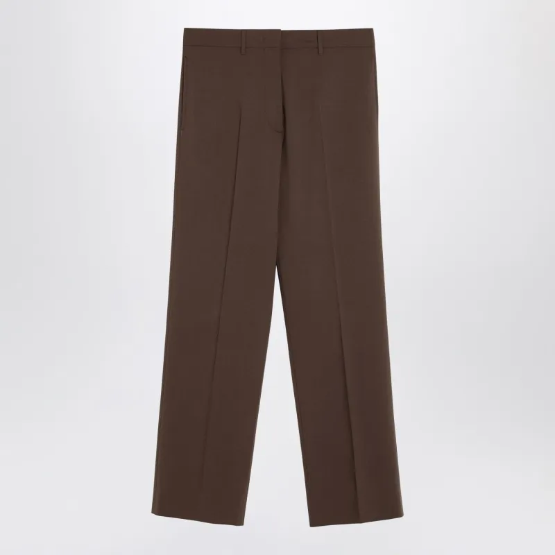 BROWN WOOL TROUSERS sold by Lord & Taylor