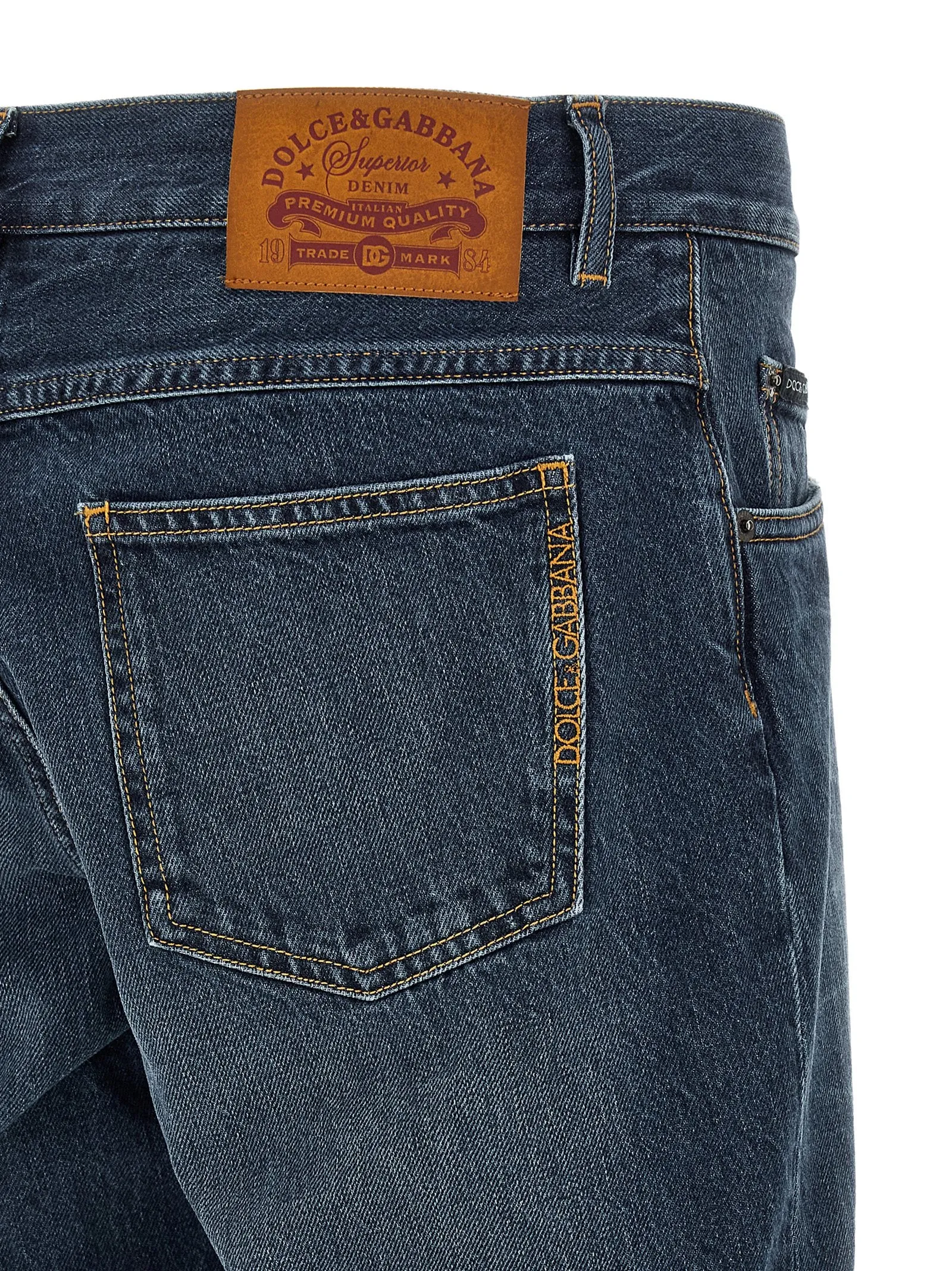 Logo embroidery jeans sold by Lord & Taylor product image thumbnail 4