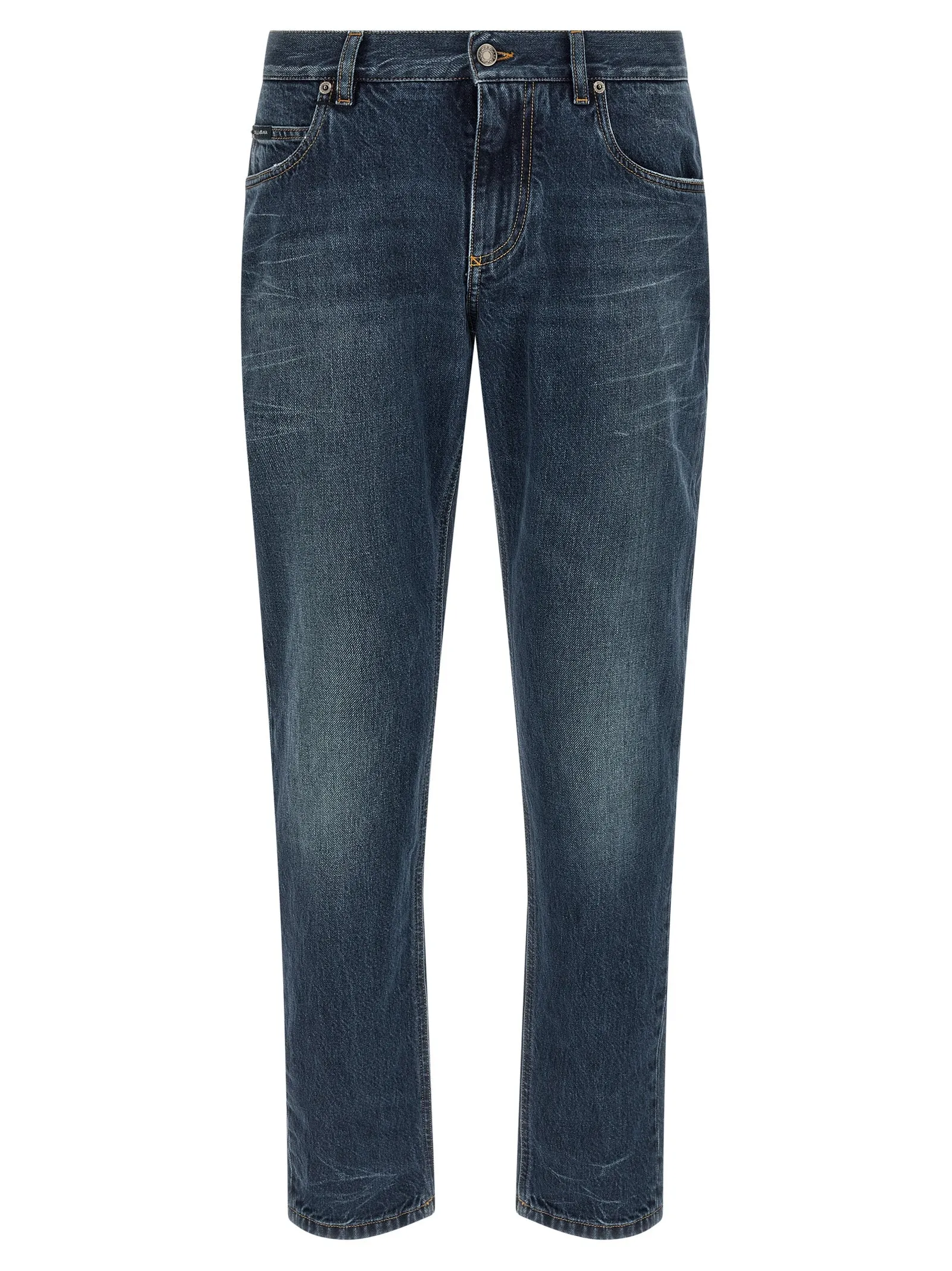 Logo embroidery jeans sold by Lord & Taylor