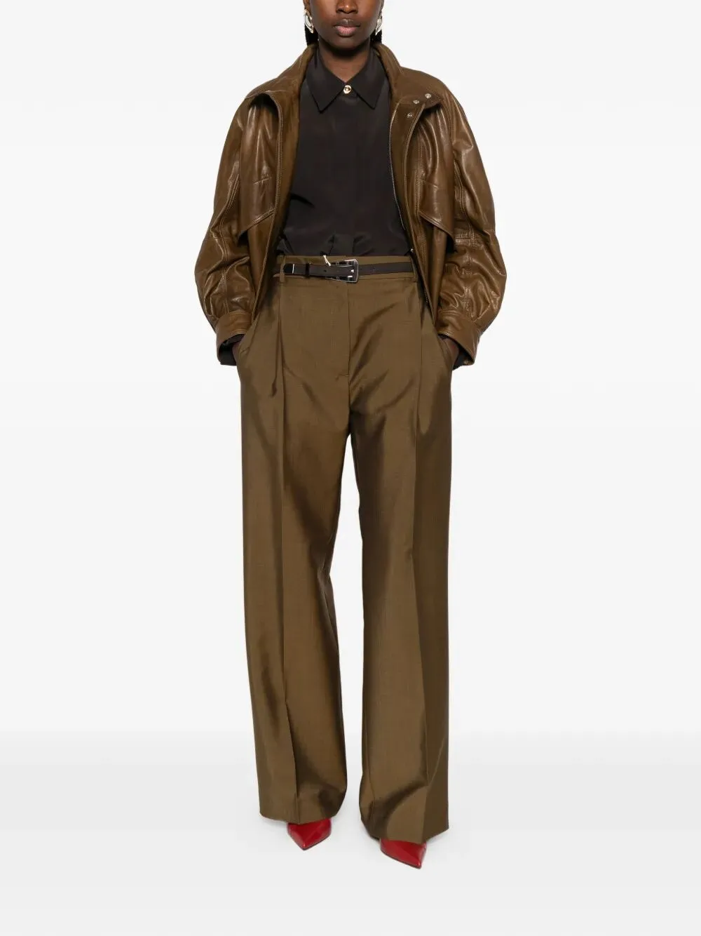 "CAMILIA" BLOUSE SATIN TWILL sold by Lord & Taylor product image thumbnail 4