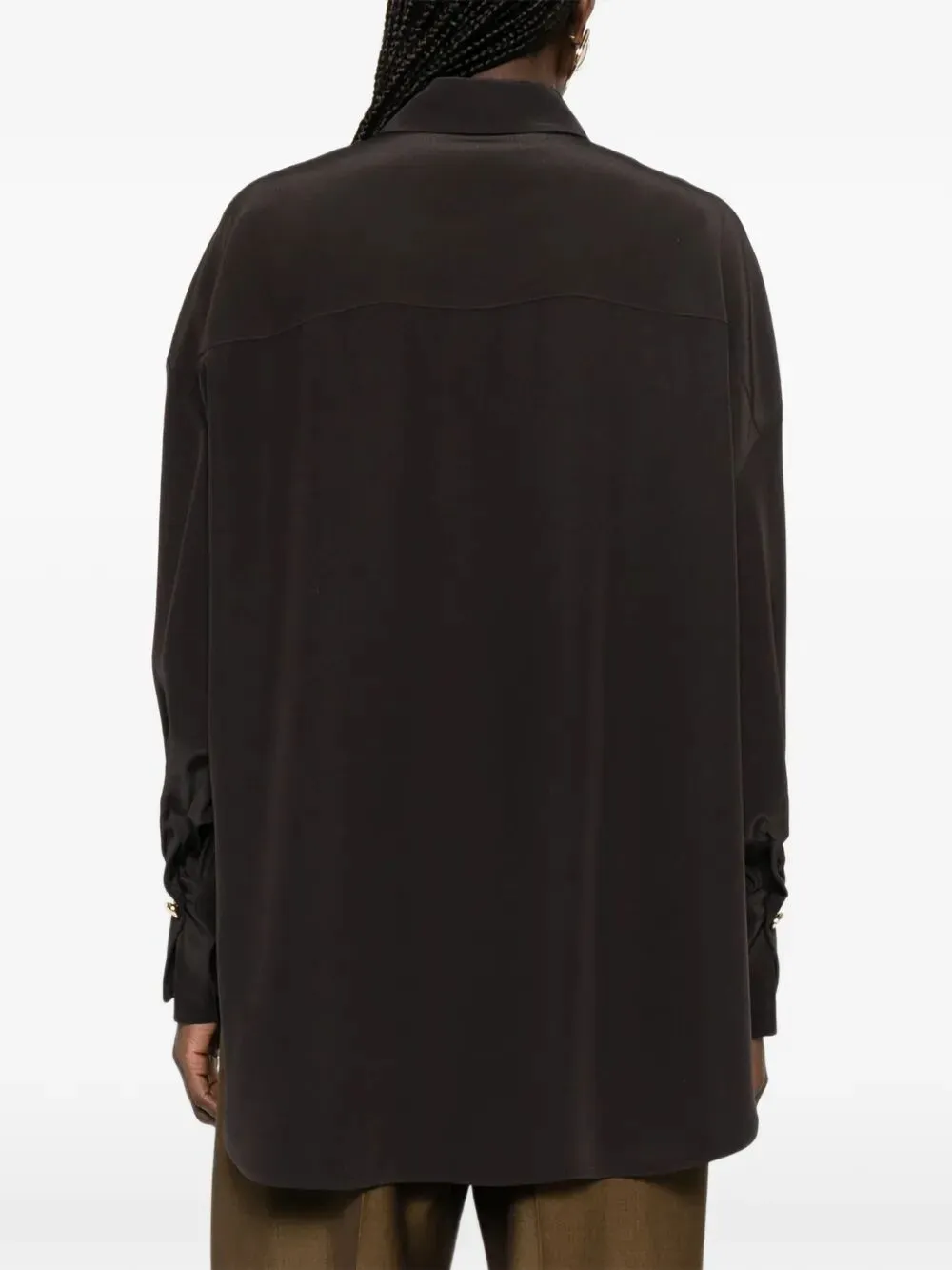 "CAMILIA" BLOUSE SATIN TWILL sold by Lord & Taylor product image thumbnail 5