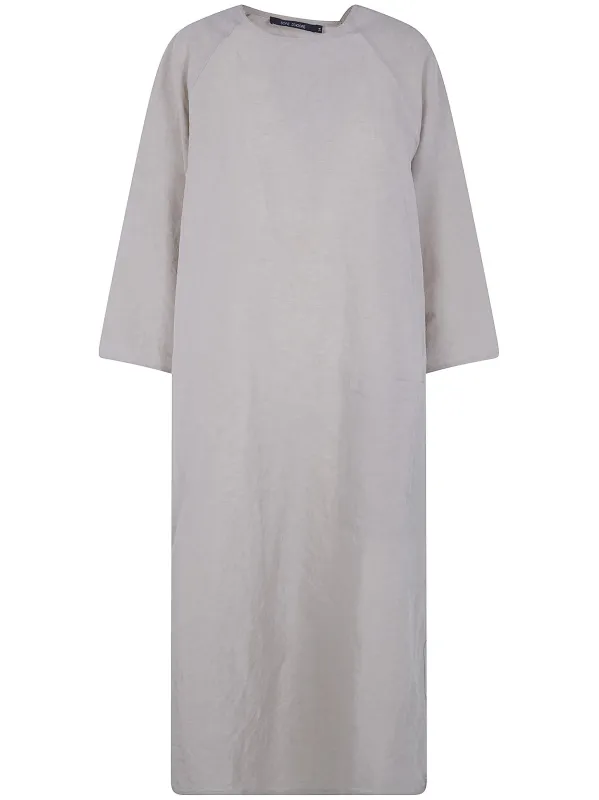 "DIYA" RELAXED RAGLAN SLEEVE DRESS W PATCH POCKET made by Sofie D'Hoore