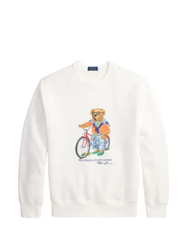 ROUND NECK CLASSIC "SUMMER BEAR" SWEATSHIRT made by Polo by Ralph Lauren
