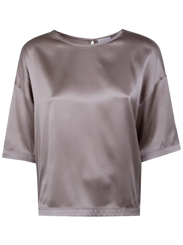 SHORT SLEEVES BLOUSE made by Brunello Cucinelli
