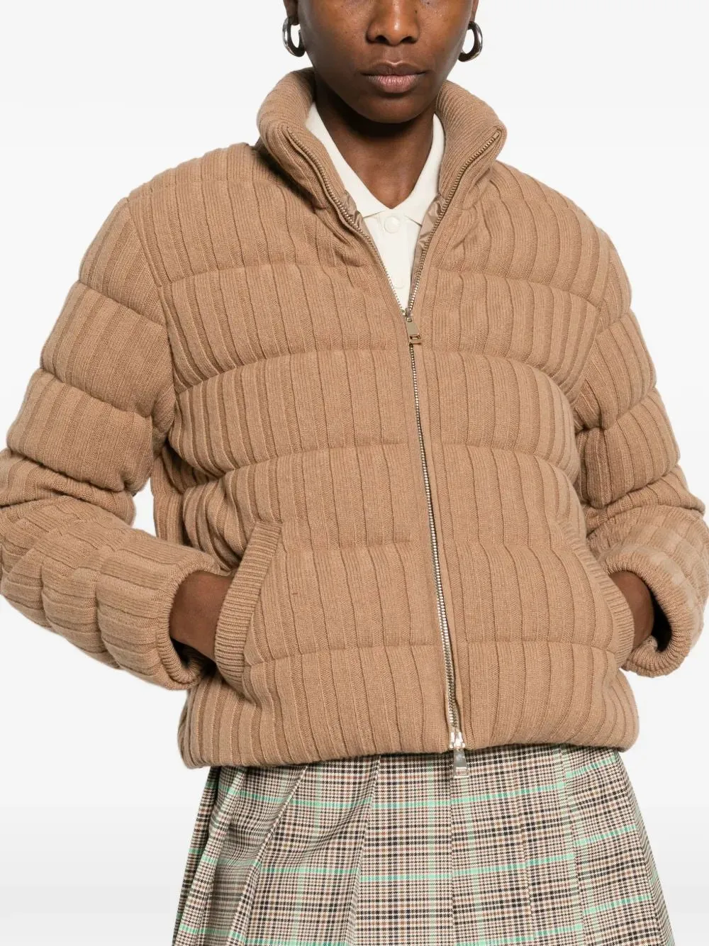 MEDIUM BEIGE WOOL CASHMERE CARDIGAN sold by Lord & Taylor product image thumbnail 5