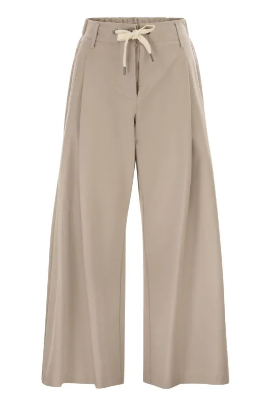 C9272 COTTON NYLON TROUSERS made by Brunello Cucinelli