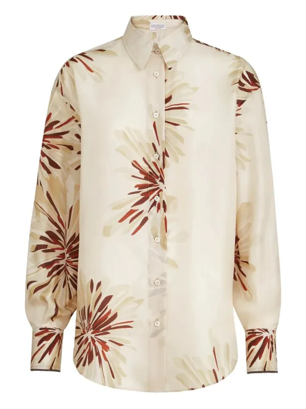 C004 SILK SHIRT made by Brunello Cucinelli