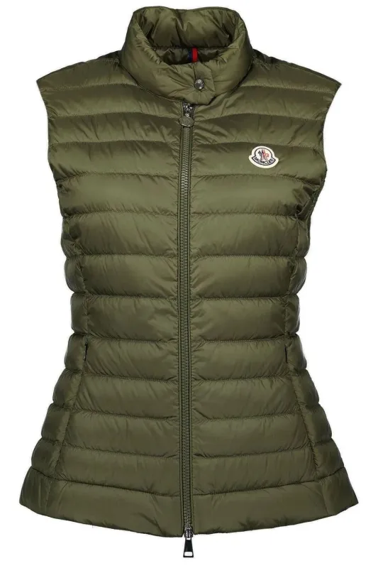 IGENS OLIVE POLYAMIDE VEST made by Moncler