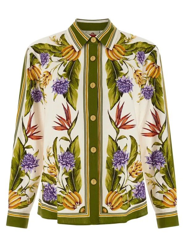'Sand Tropical Scarf' shirt made by FARM Rio