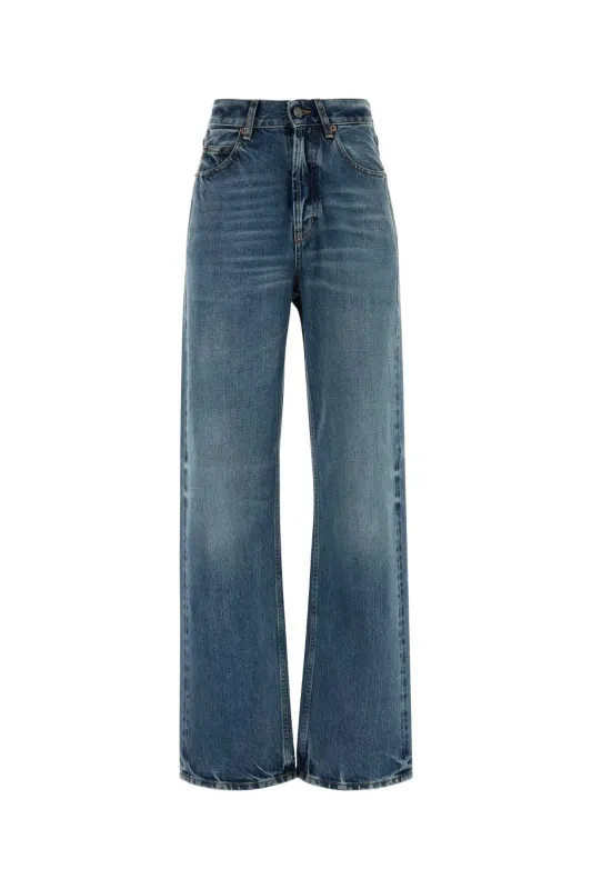STRAIGHT LEG DENIM PANTS made by Yves Saint Laurent