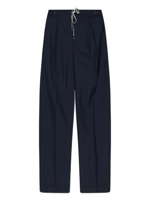 BLUE WOOL PANTS made by Maison Margiela