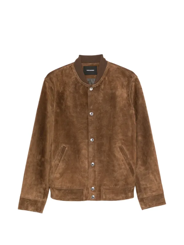 BRANDY CALF WOOL POLYAMIDE JACKET made by Yves Salomon