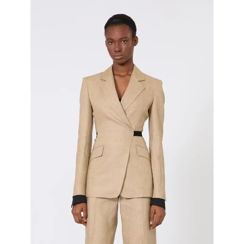 CAMEL LINEN MXSFIONDA made by MaxMara