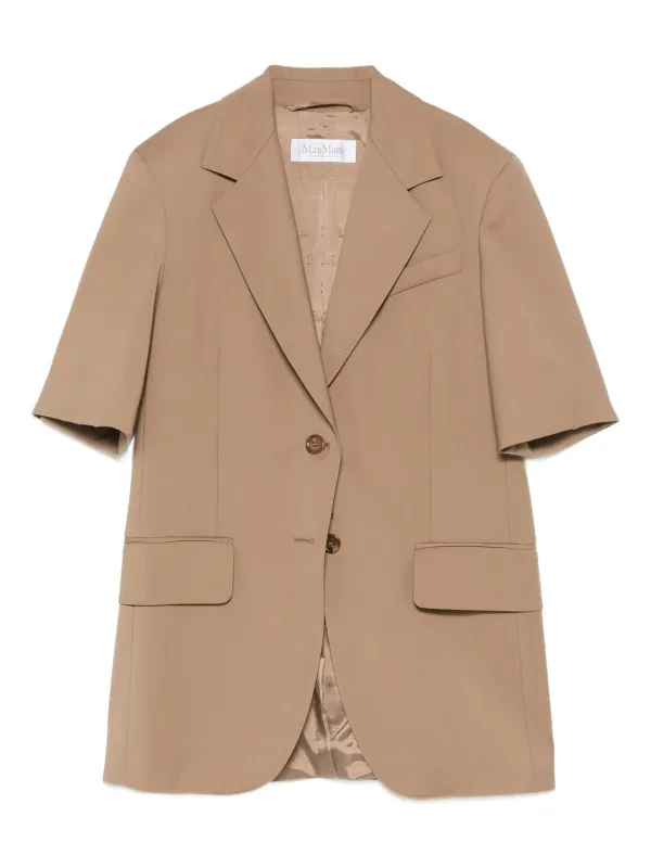 BROWN WOOL OTTUSO made by MaxMara