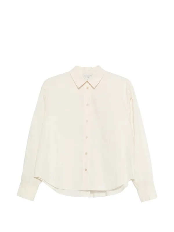 BEURRE COTTON POPLINE BOXY SHIRT made by Forte Forte