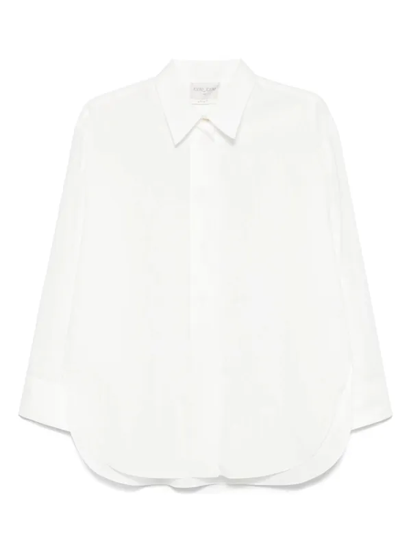 WHITE COTTON POPLINE OVERSIZED SHIRT sold by Lord & Taylor