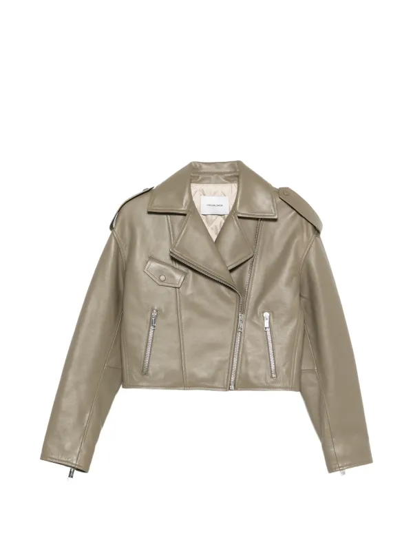 SAUGE LAMB SILK POLYESTER JACKET made by Yves Salomon