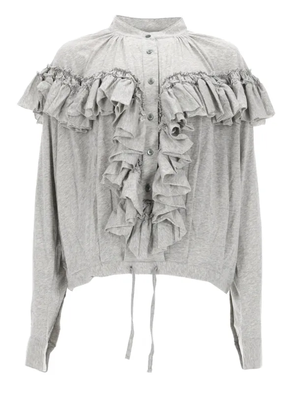 RUFFLE BLOUSE made by Dries Van Noten
