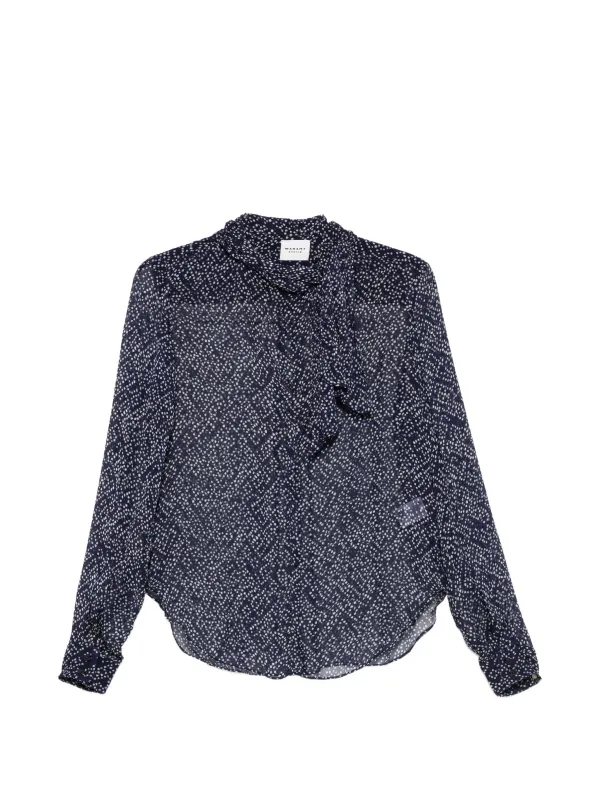 MIDNIGHT VISCOSE LEONA made by Isabel Marant