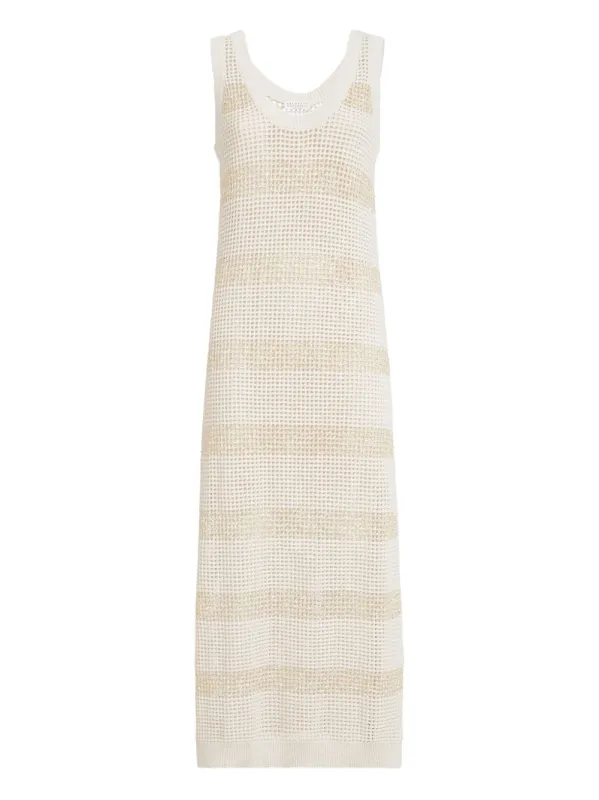 COTTON LONG DRESS made by Brunello Cucinelli