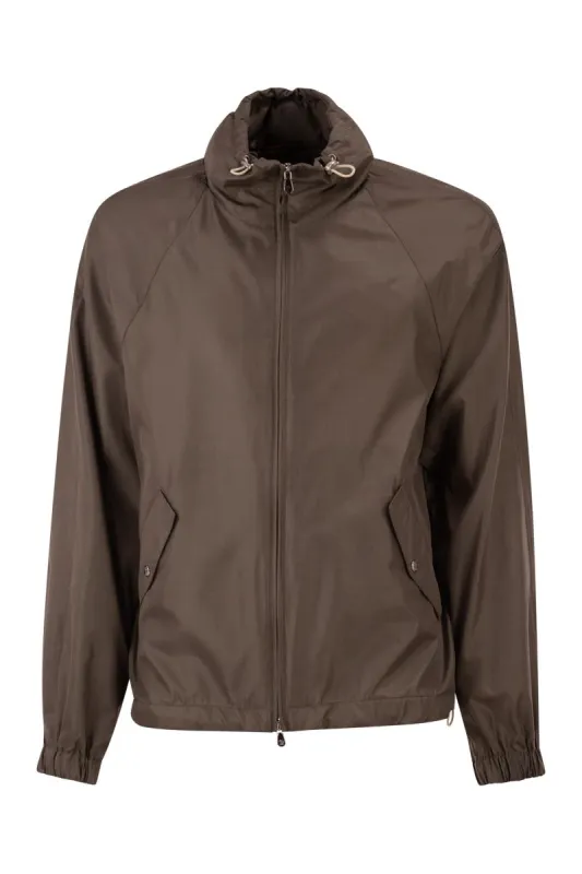 SILK BLOUSON JACKET made by Brunello Cucinelli