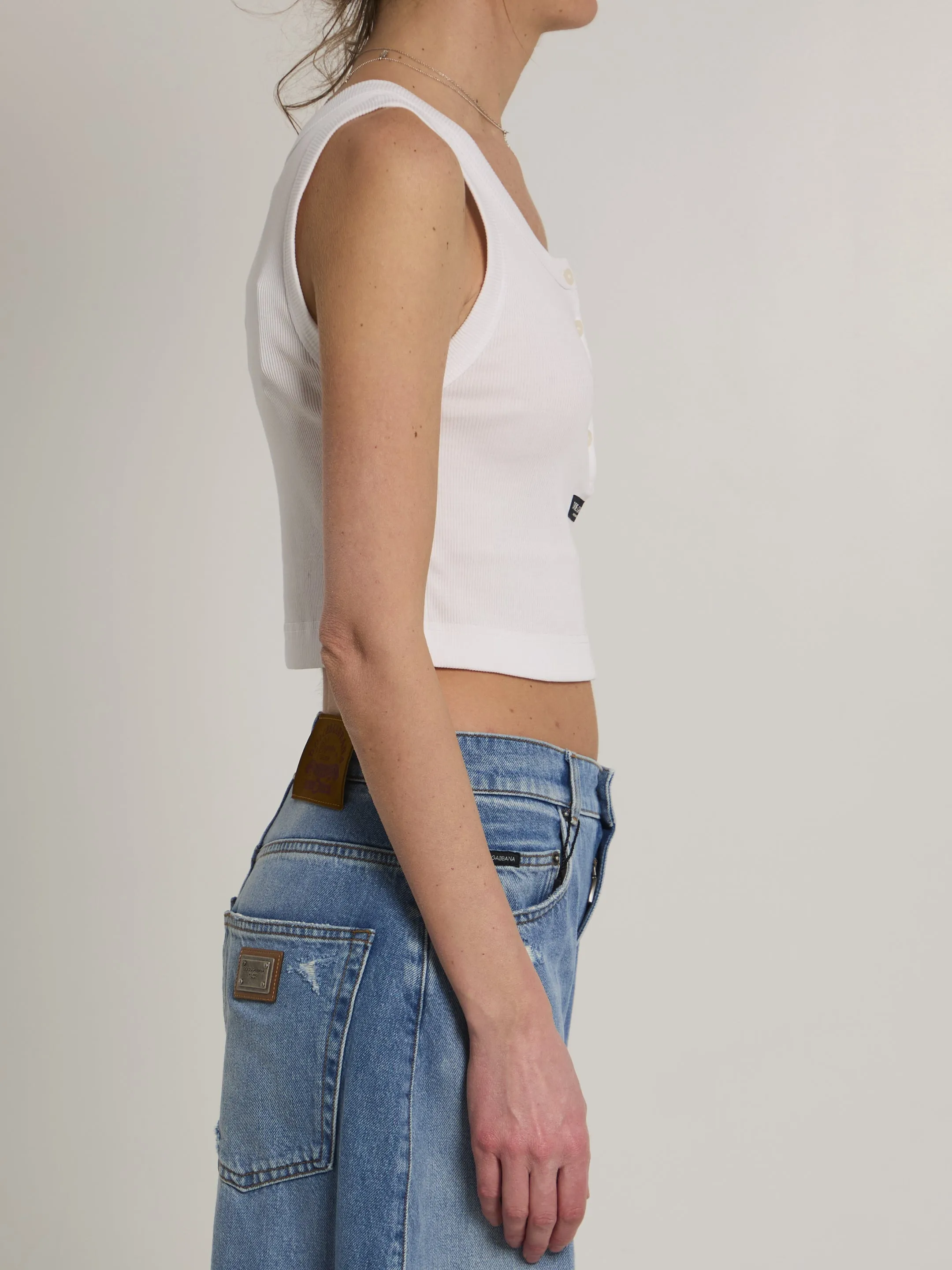 RIBBED TANK TOP sold by Lord & Taylor product image thumbnail 3