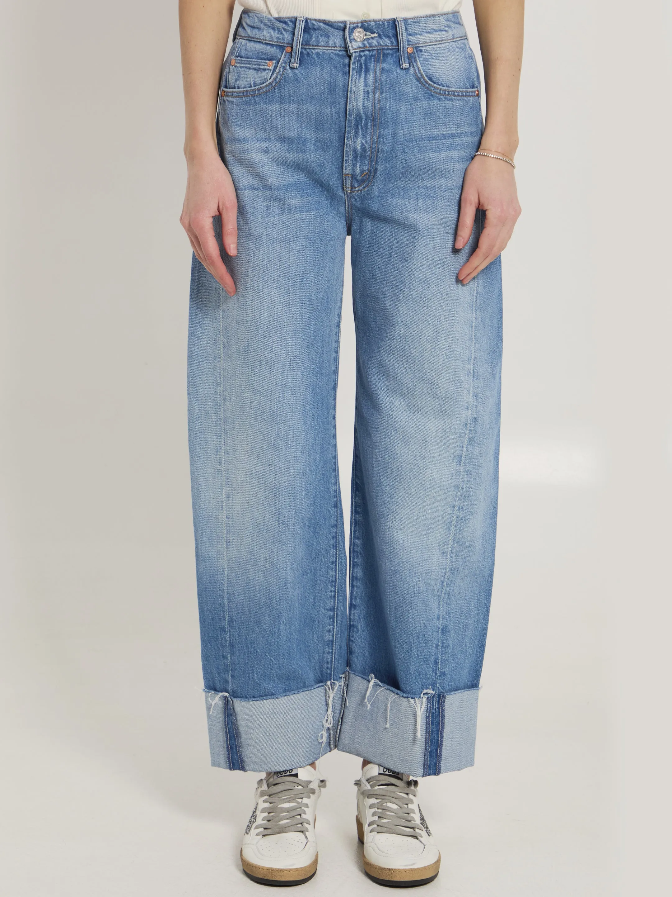 THE HALF-PIPE ANKLE CUFF FRAY JEANS sold by Lord & Taylor