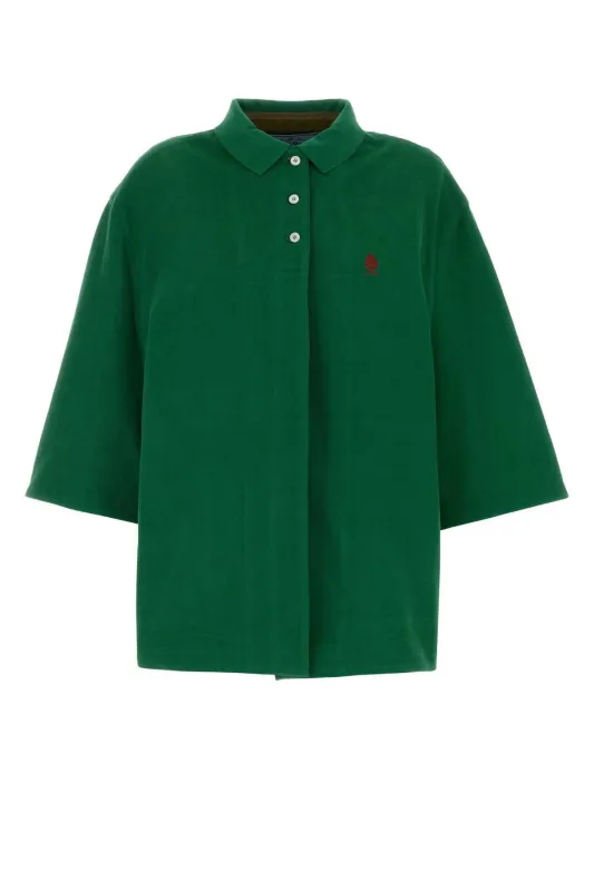 GRASS GREEN PIQUET JACKET made by Prada