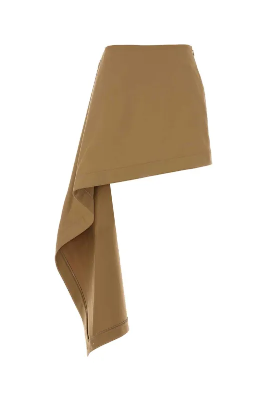 BEIGE COTTON BLEND MINI SKIRT sold by Lord & Taylor
