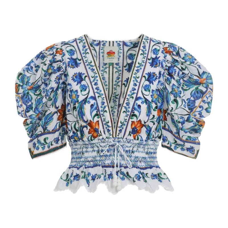 WHITE COTTON BLOUSE sold by Lord & Taylor