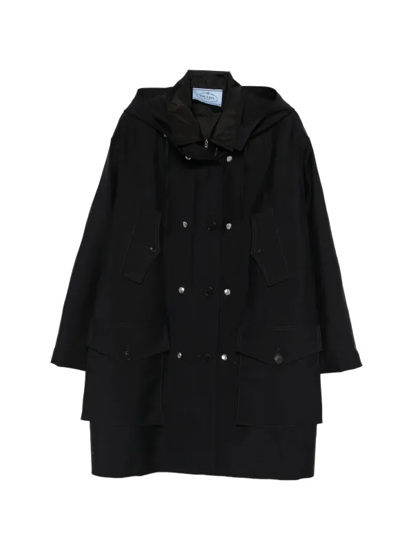 BLUE MOHAIR VIRGIN WOOL KID made by Prada